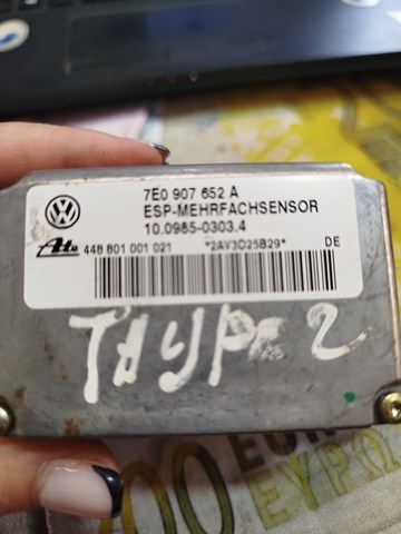 Датчик поперечного прискорення (ESP) 7E0907652A VAG