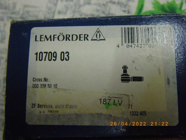 Наконечник поперечної рульової тяги 10709 LEMFORDER