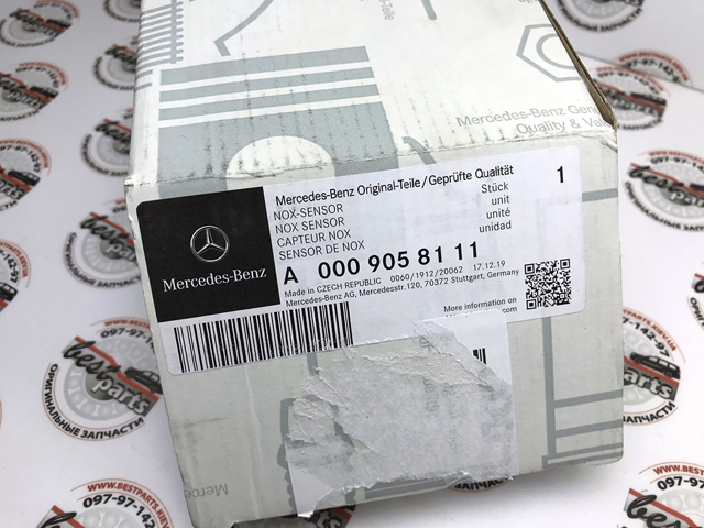 Датчик оксидів азоту NOX, задній 0009058111 MERCEDES