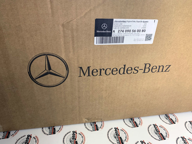 Патрубок повітряний, вхід в турбіну (наддув) 274090560080 MERCEDES