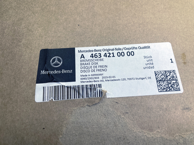 Ротор гальмівний 4634211200 MERCEDES