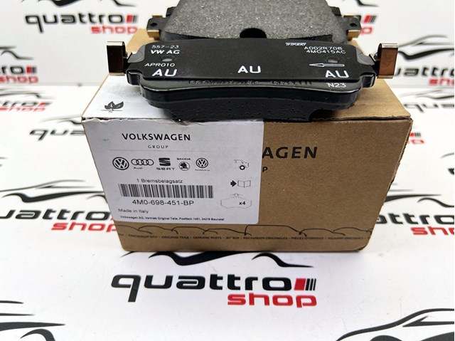 Задні дискові колодки 4M0698451BP VAG