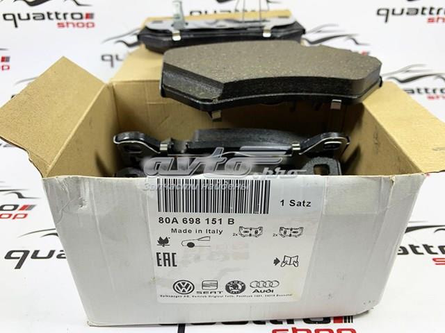 Тормозні колодки 80A698151B VAG