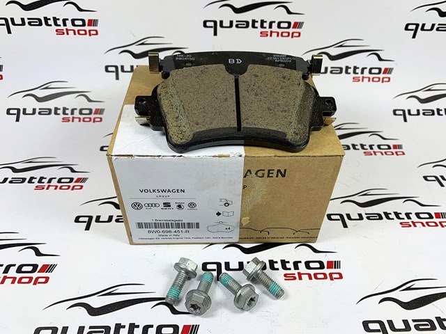 Колодки на гальмо задній дисковий 8W0698451R VAG