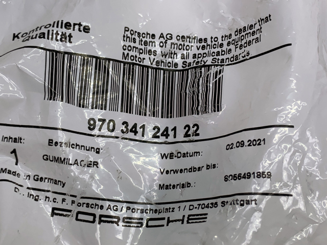 С/блок нижнього важеля 97034124121 PORSCHE