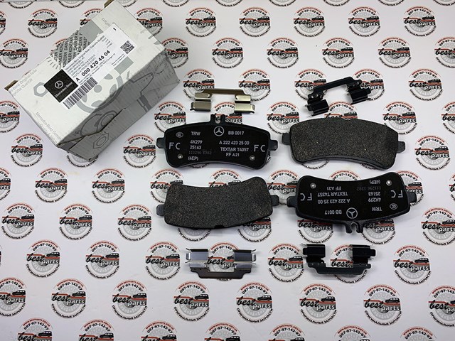 Задні дискові колодки A0004204604 MERCEDES