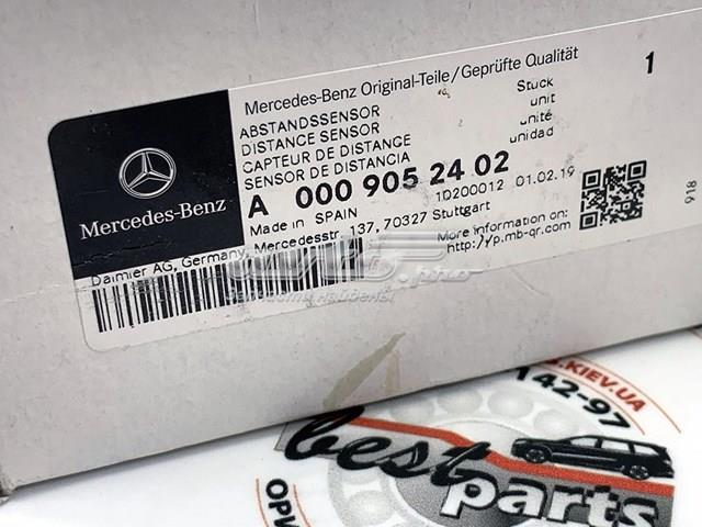 Датчик сигналізації парковки (парктронік), передній / задній, бічний A0009052402 MERCEDES