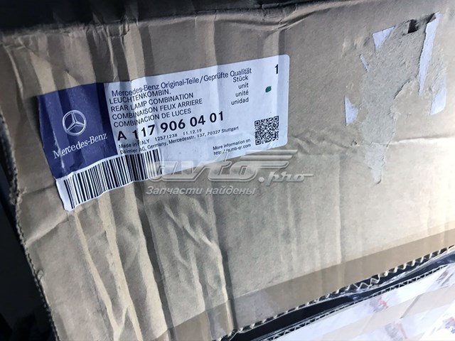 Задні ліхтарі A1179060401 MERCEDES