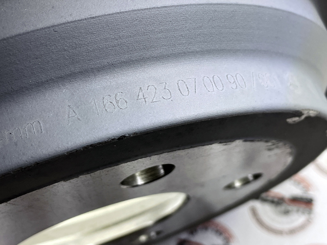 Диск гальмівний задній A166423070090 MERCEDES