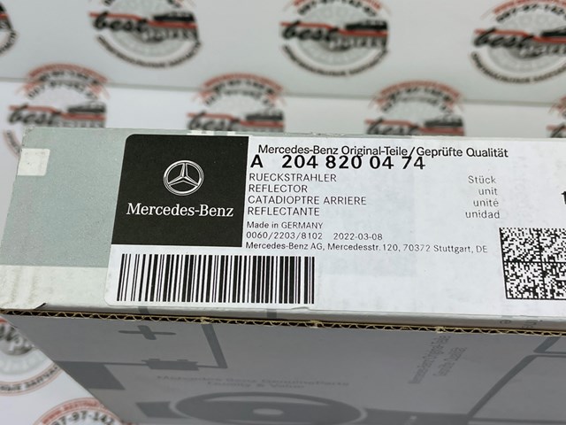 Правий катафот бампера A2048200474 MERCEDES