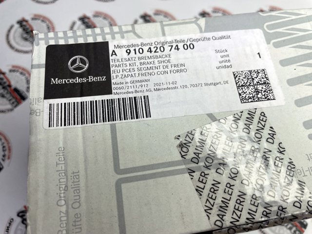 Задні гальмівні колодки A9104207400 MERCEDES