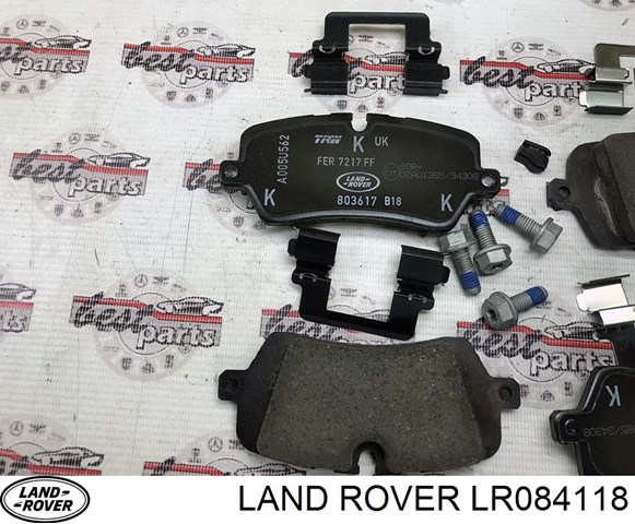 Колодки на гальмо задній дисковий LR084118 LAND ROVER