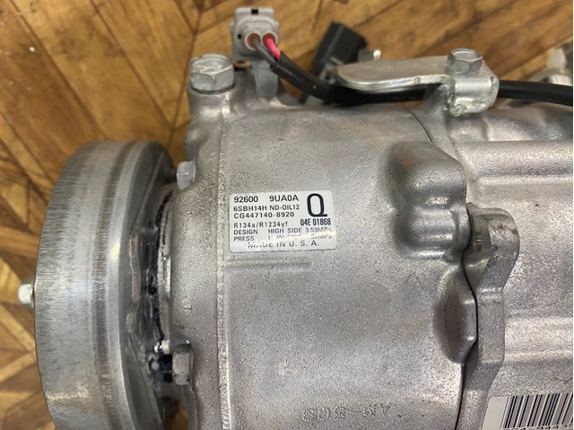 Компресор системи кондиціювання 926009UA0A NISSAN
