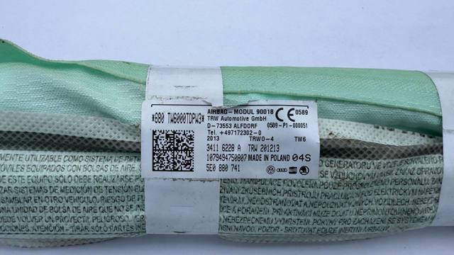 Подушка безпеки, бічна, ліва, AIRBAG 5E0880741 VAG