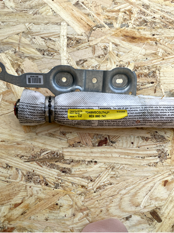 Подушка безпеки, збоку, ліва, AIRBAG 8E9880741 VAG