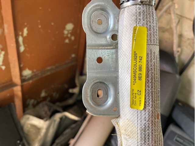 Подушка безпеки, шторка бічна, права, AIRBAG 8E9880742 VAG