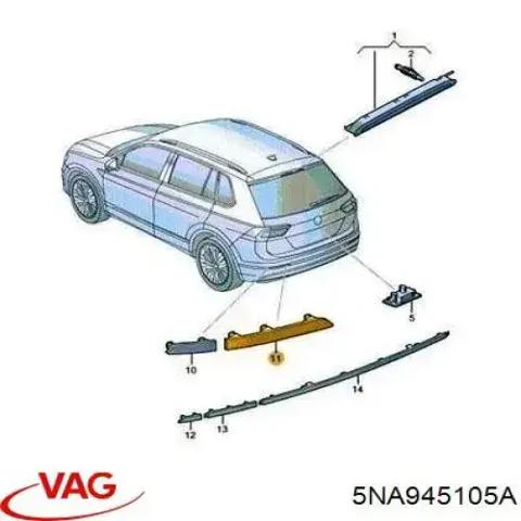 Лівий катафот бампера 5NA945105A VAG