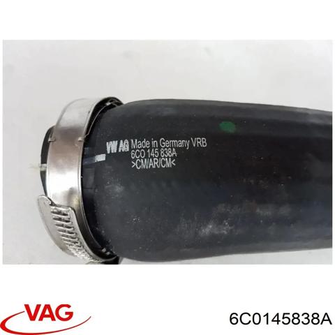 Патрубок повітряний, дросельної заслінки 6C0145838A VAG