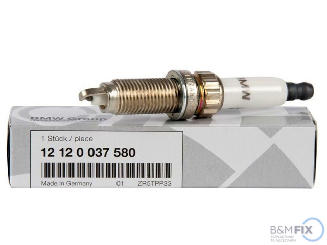 Свічки запалювання (запальні) і дроти 12120037580 BMW