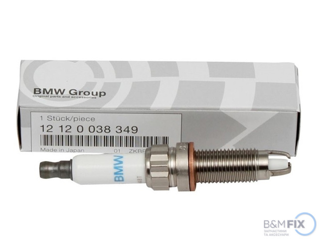 Свічки запалювання (запальні) і дроти 12120038349 BMW