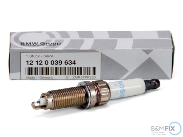 Свічки запалювання (запальні) і дроти 12120039634 BMW