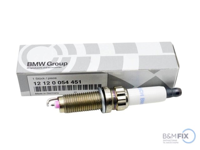 Свічки запалювання (запальні) і дроти 12120054451 BMW