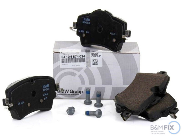 Передні гальмівні колодки 34106874034 BMW