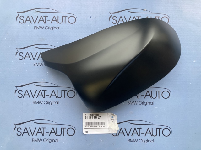 Накладка/кришка дзеркала заднього виду, ліва 51168097351 BMW