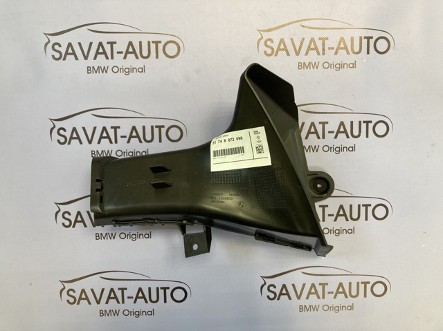 Повітропровід гальмівного диска, правий 51748072098 BMW