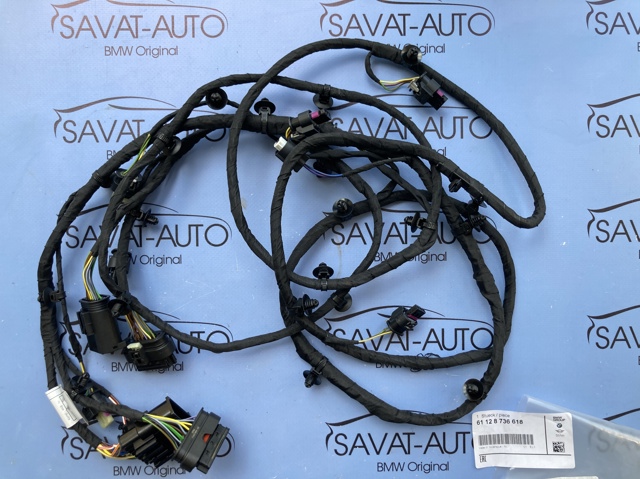 Кабель/дріт парктроника бампера, переднього 61128736618 BMW