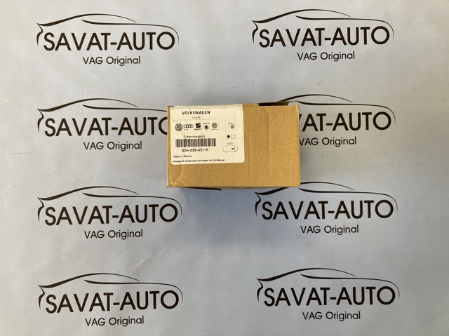 Задні колодки 80A698451K VAG