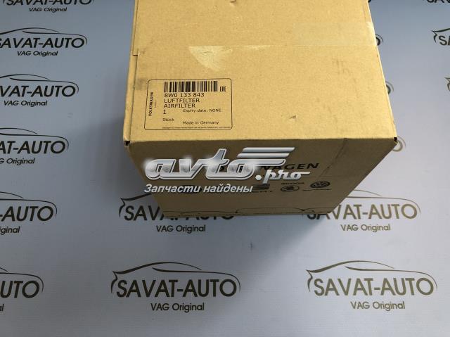 Повітряний фільтр двигуна 8W0133843 VAG