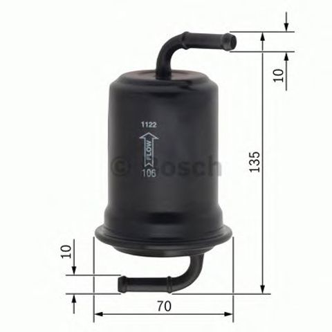 Фільтр тонкого очищення палива 0450905983 BOSCH