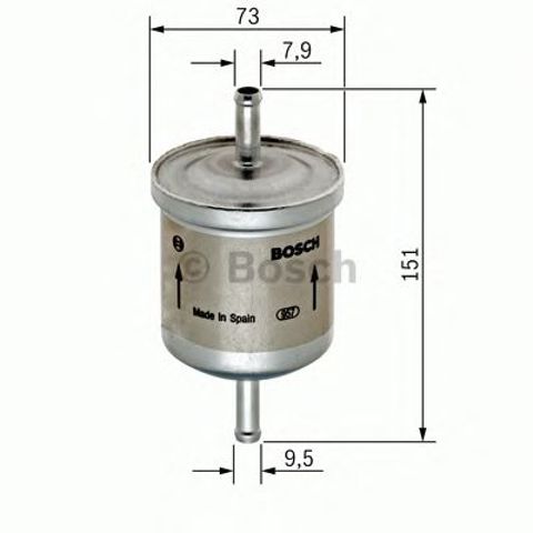 Фільтр паливний 0450905985 BOSCH