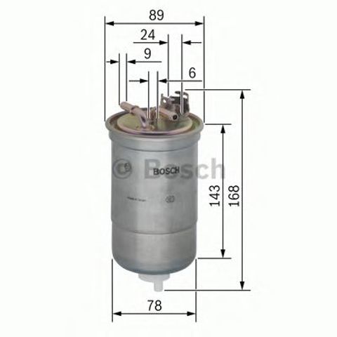 Фільтр палива 0450906274 BOSCH
