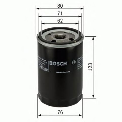 Фільтр очищення масла відцентровий 0451103314 BOSCH