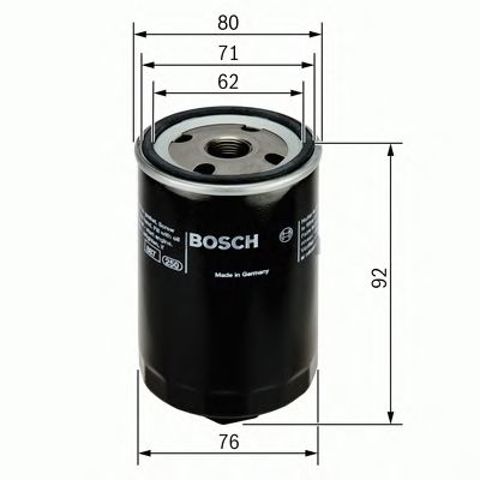 Фільтр масла 0451103318 BOSCH