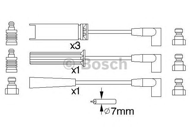 Проводи високовольтні 0986356739 BOSCH
