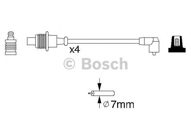 Дроти запалювання 0986356854 BOSCH