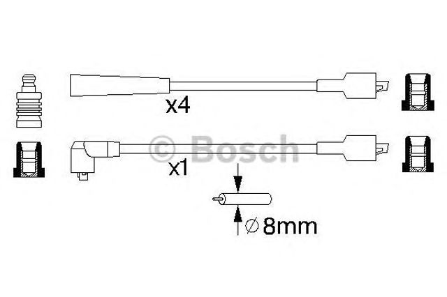 Дроти запалювання 0986356868 BOSCH