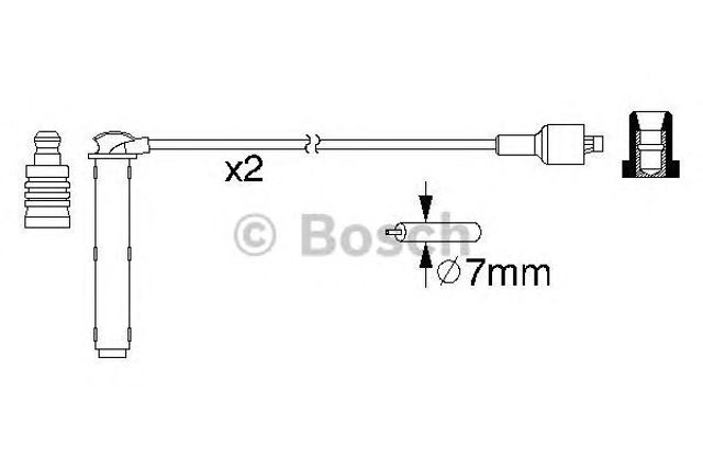 Проводи високовольтні 0986357154 BOSCH