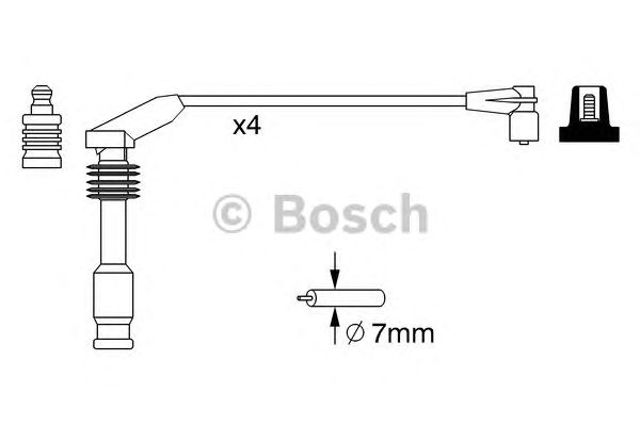 Дроти запалювання 0986357226 BOSCH