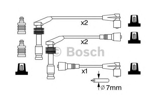 Проводи високовольтні Opel Omega A
