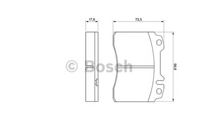Дискові гальма 0986460966 BOSCH