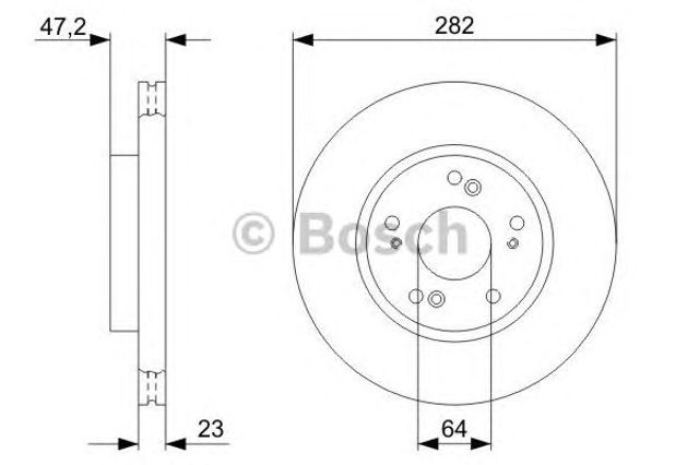 Ротор гальмівний 0986479364 BOSCH