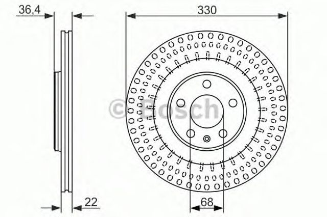 Задні дискові гальма 0986479750 BOSCH