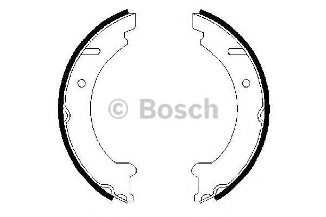 Колодки стоянкового гальма 0986487548 BOSCH