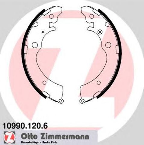 Колодки гальмові задні, барабанні 109901206 ZIMMERMANN