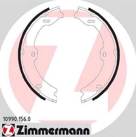 Колодки ручника / стоянкового гальма 109901560 ZIMMERMANN