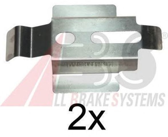 Комплект пружинок кріплення дискових колодок, задніх 1154Q ABS